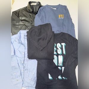 Lot of 5 boys shirts ( size 7/8 mixed brands)